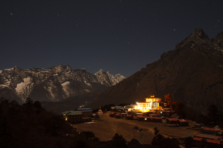 Tengboche Monastery at Night