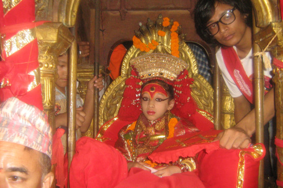 Kumari Chariot during Indra Jatra